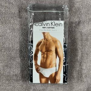 Two Calvin Klein low rise briefs